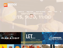 Tablet Screenshot of bridgechurch.net